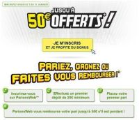 ParionsWeb : dépêchez-vous, 50 € offerts jusqu'au 31 mars