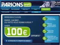 Le 11 août, c’est la reprise du bonus ParionsWeb de 100€